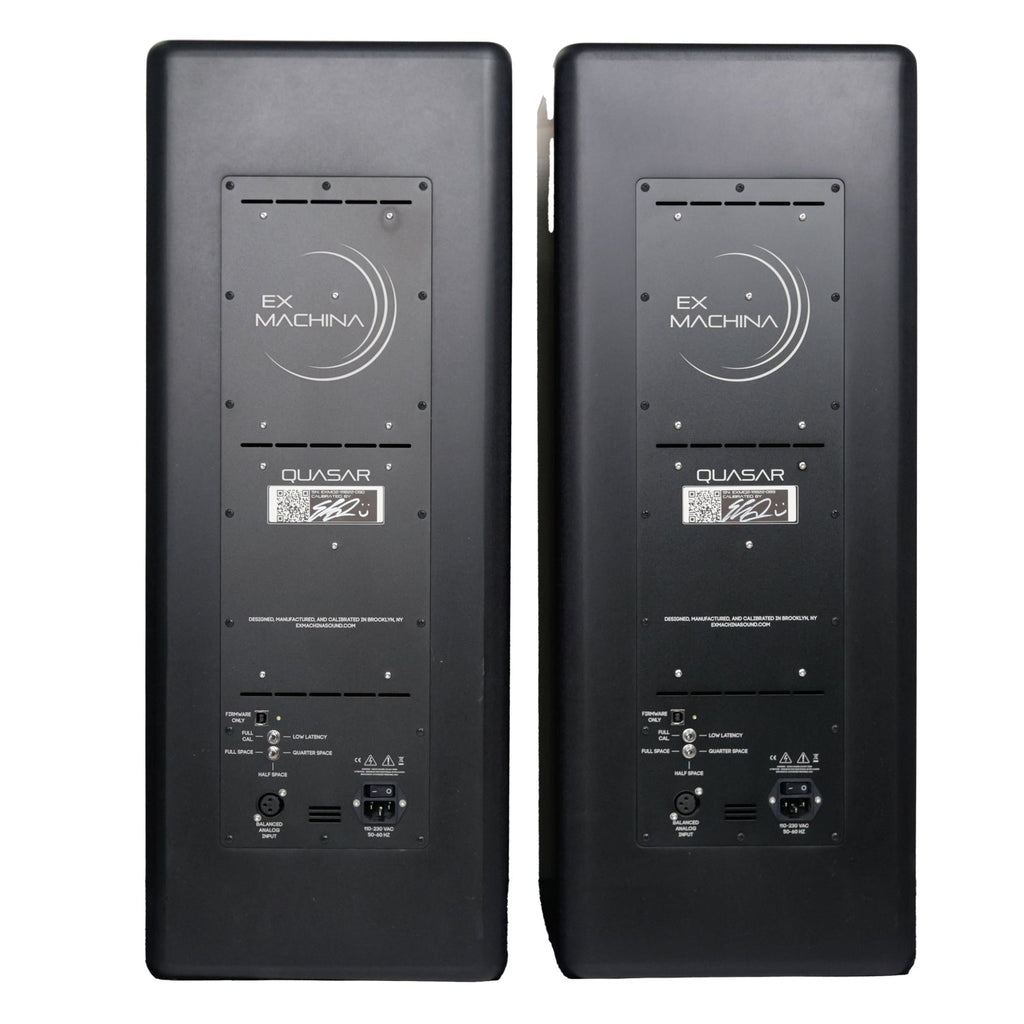 Ex Machina Quasar MKII 3-Way Active Studio Monitor - Pair #111822-089/111822-090 (Used-B)