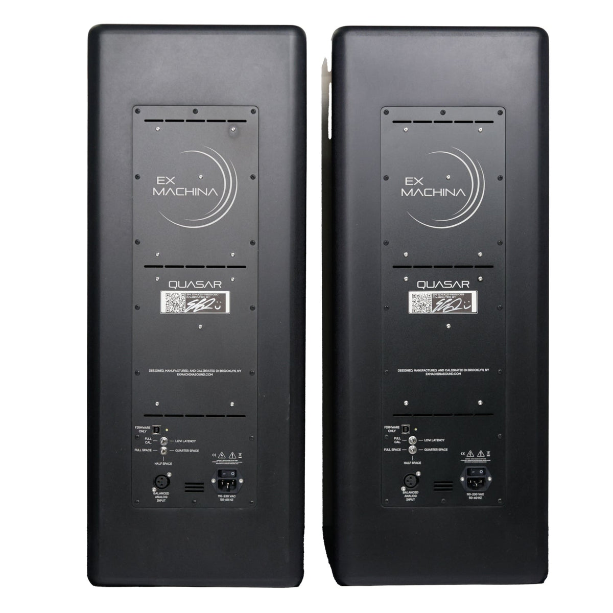 Ex Machina Quasar MKII 3-Way Active Studio Monitor - Pair #111822-089/111822-090 (Used-B)