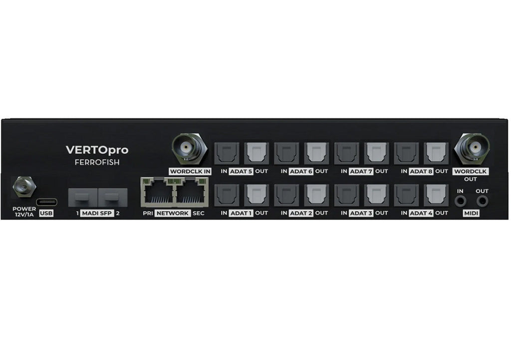 Ferrofish VERTOpro 64 64x64 ADAT to Dante Converter