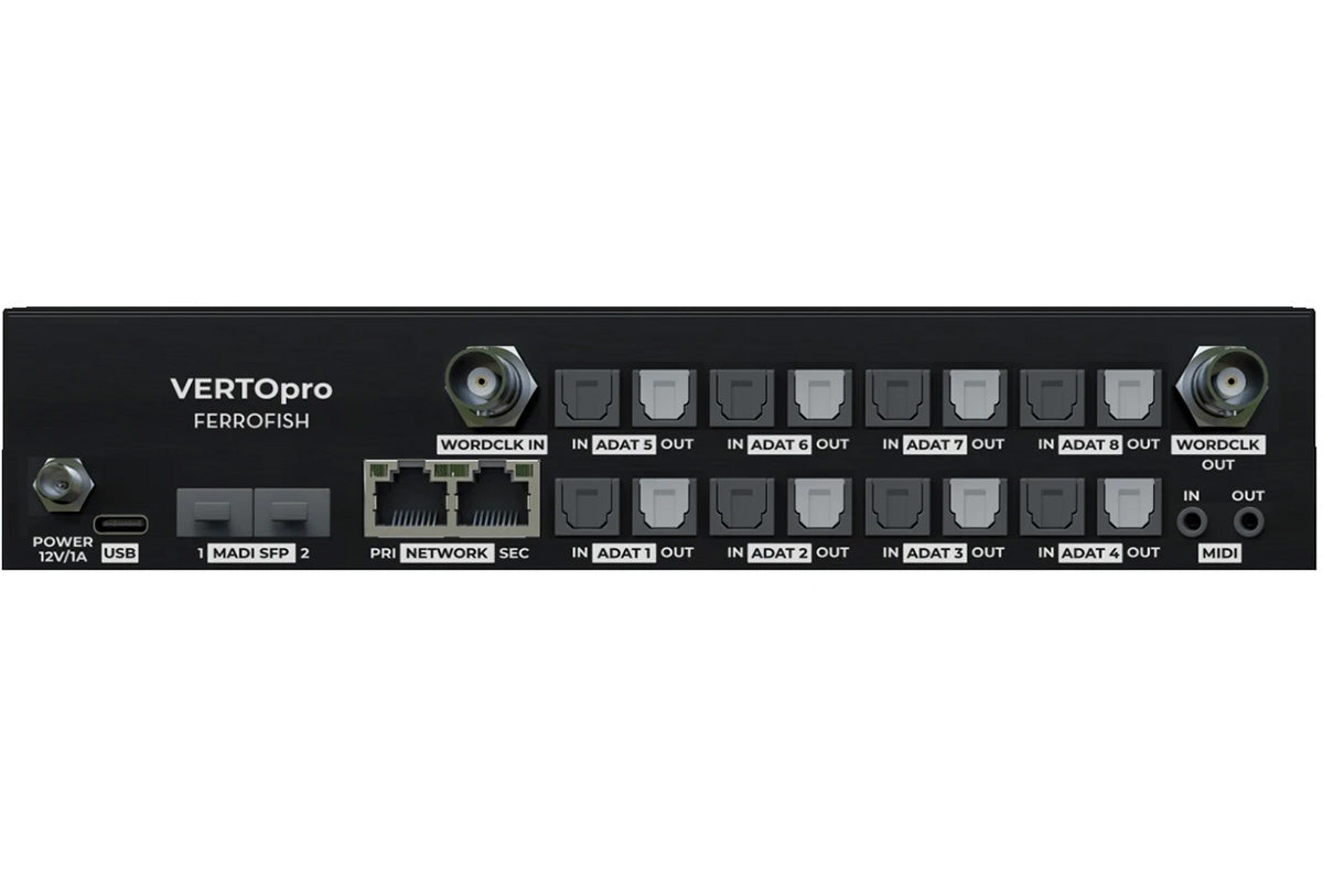 Ferrofish VERTOpro 64 64x64 ADAT to Dante Converter