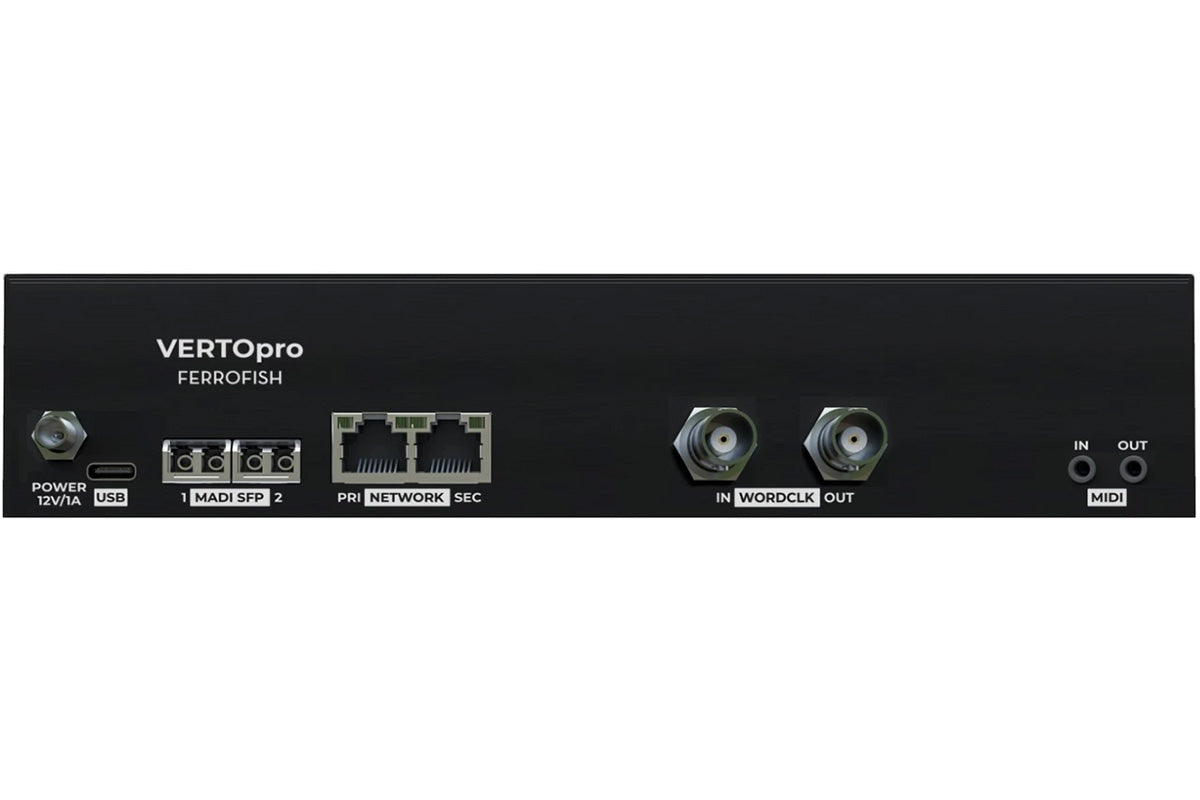 Ferrofish VERTOpro MX 64x64 MADI to Dante Converter