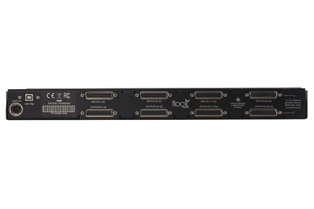 Flock Audio Patch 64-Point Digital-Controlled Analog Patch Bay System #1446 (Used)
