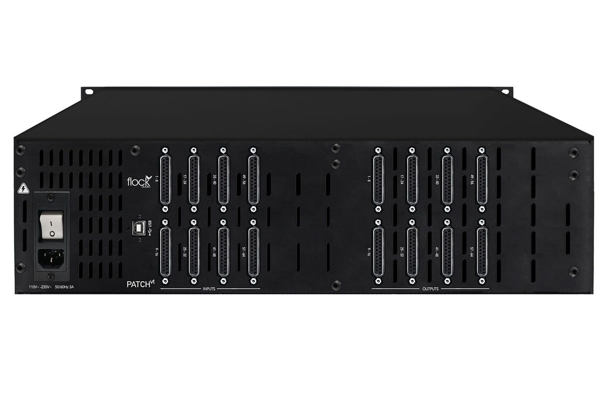 Flock Audio Patch VT 64x64 128-Point Patch Bay