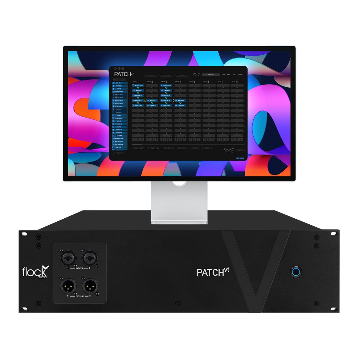 Flock Audio Patch VT 64x64 128-Point Patch Bay