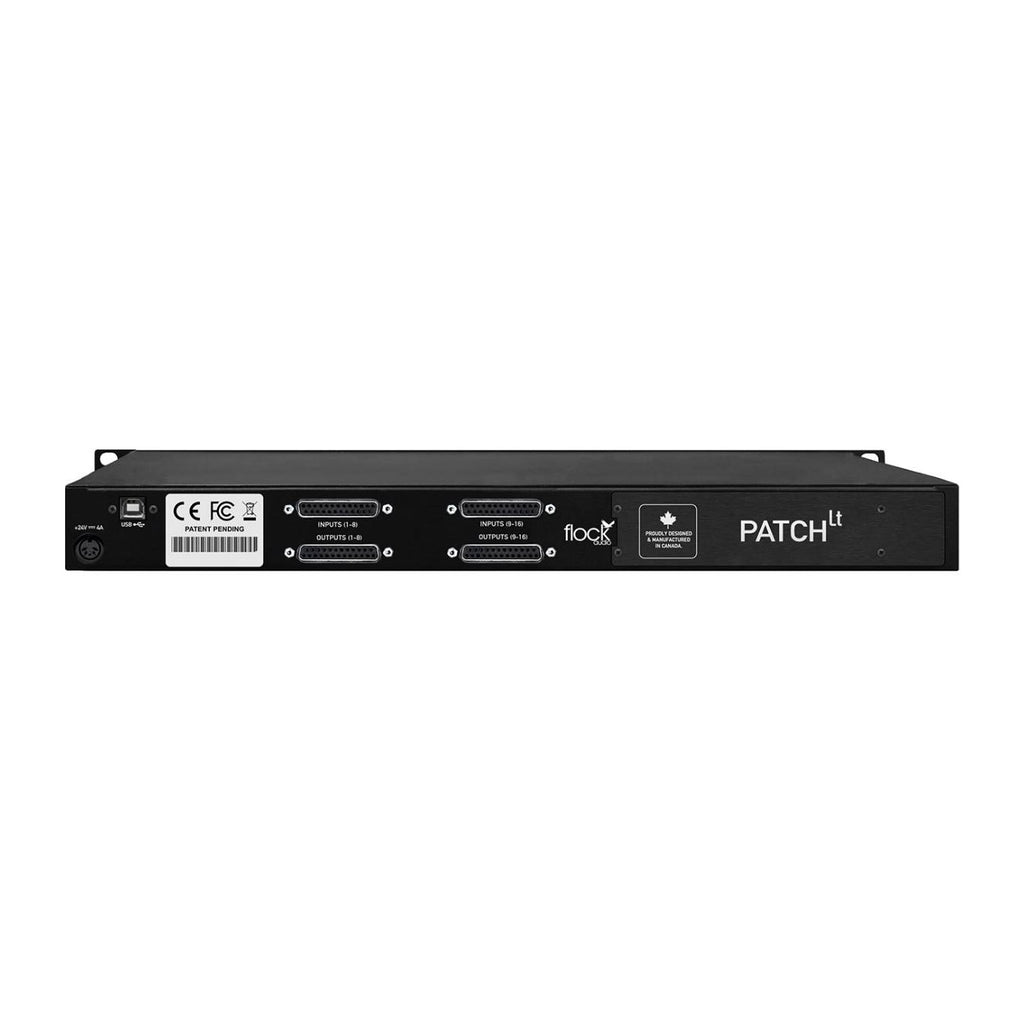 Flock Audio Patch LT 16x16 32-Point Patch Bay