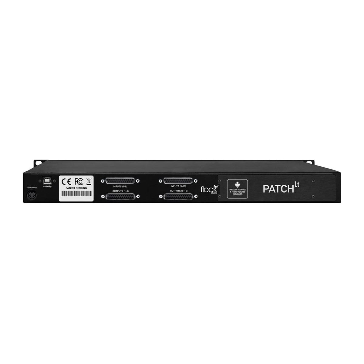 Flock Audio Patch LT 16x16 32-Point Patch Bay