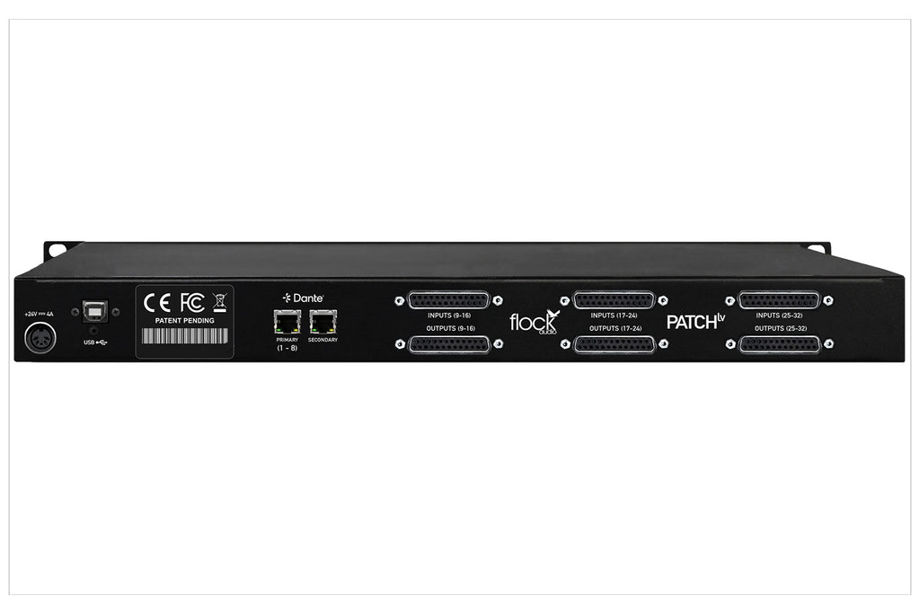 Flock Audio Patch LV 64-Point Patch Bay