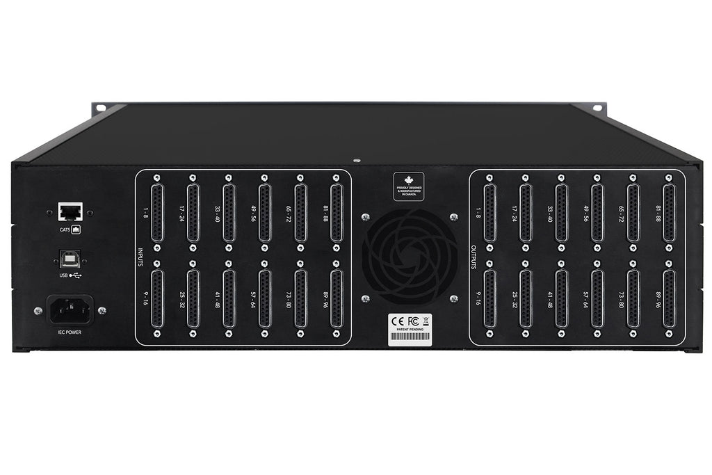 Flock Audio PATCH XT 192-Point 96x96 Digitally Controlled Analog Patch Bay