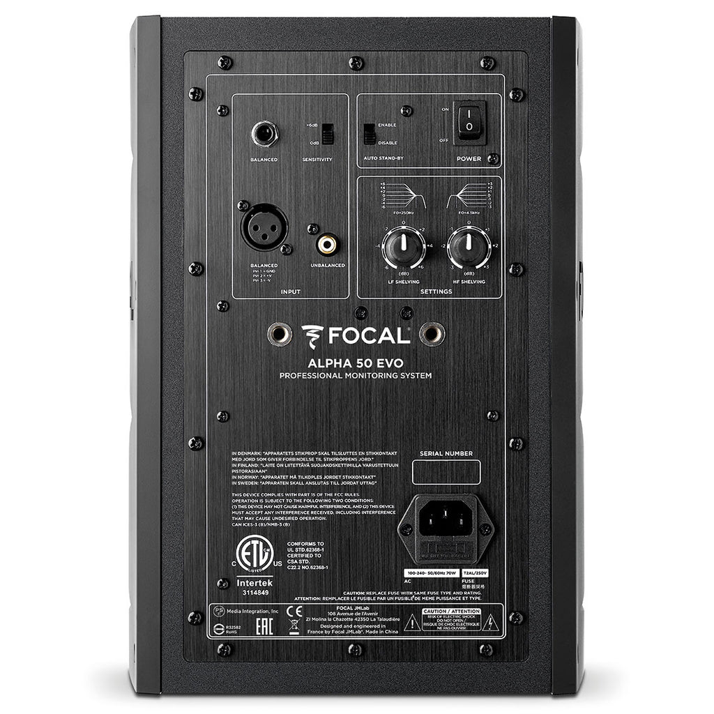 Focal Alpha 50 Evo 5" Active Studio Monitor - Single