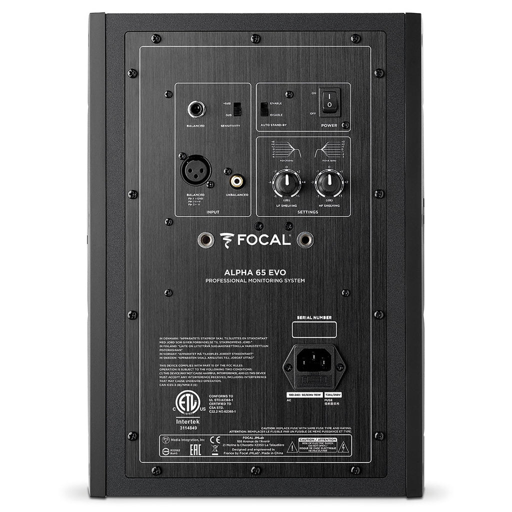 Focal Alpha 65 Evo 6.5" Active Studio Monitor - Single
