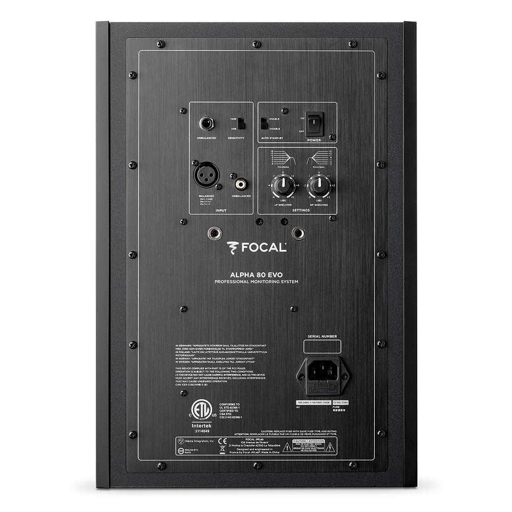 Focal Alpha 80 Evo 8" Active Studio Monitor - Single