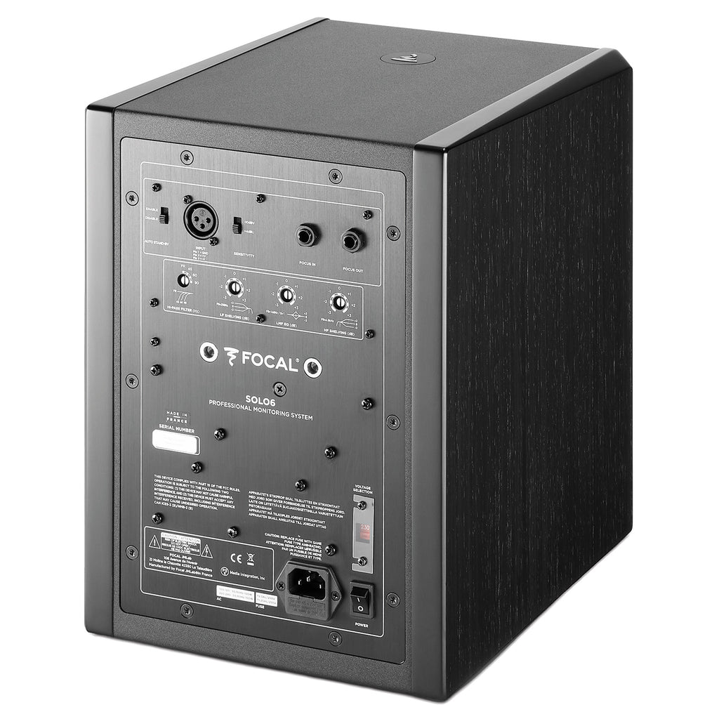 Focal Solo6 2-Way Active Studio Monitor - Single, Black