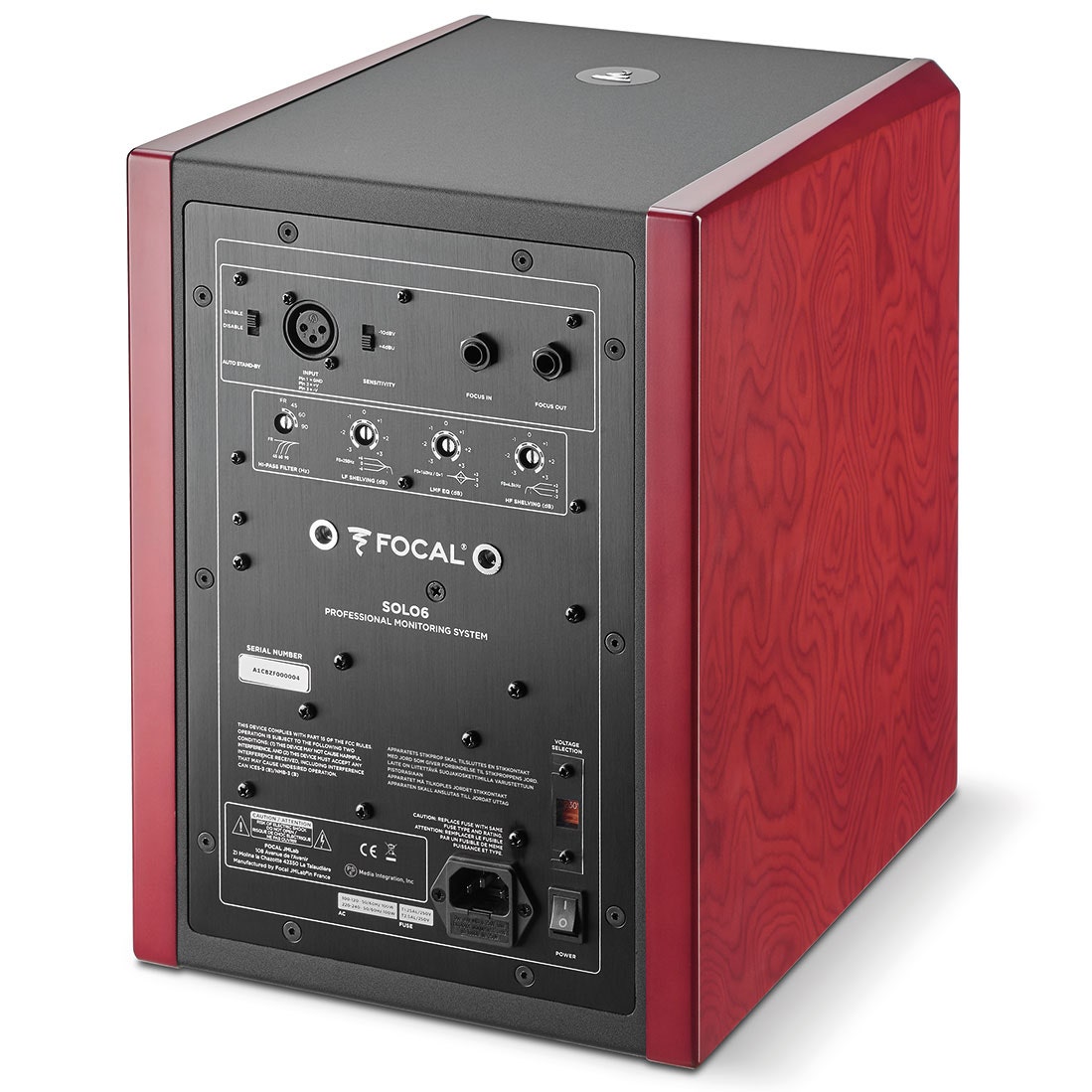 Focal Solo6 2-Way Active Studio Monitor - Single, Red