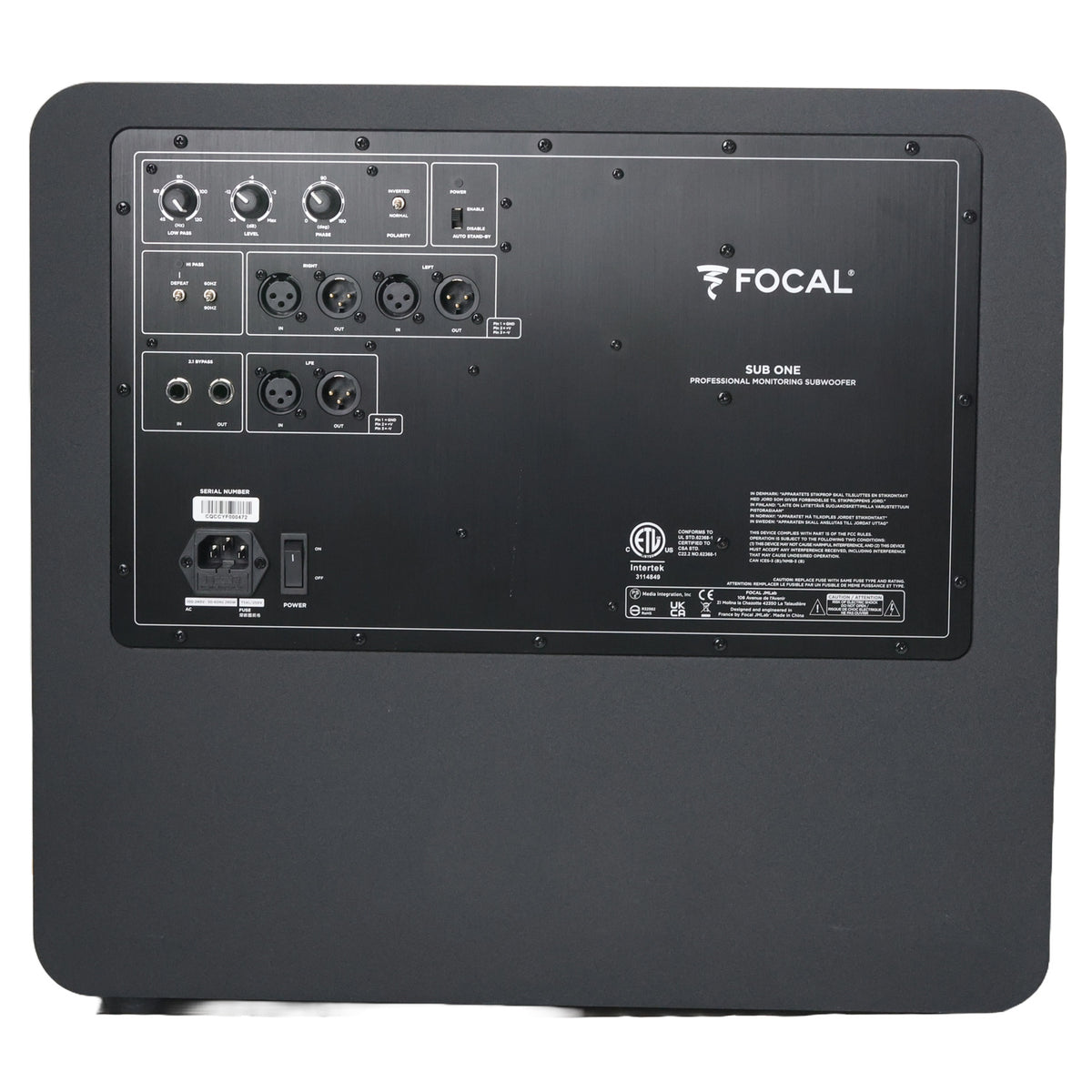Focal Sub One Dual 8" Active Subwoofer #CQCCYF000472 (Used)