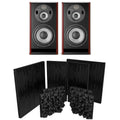 Focal Trio11 Be Active Studio Monitor - Pair, Red with Free VicStudio VMT Box