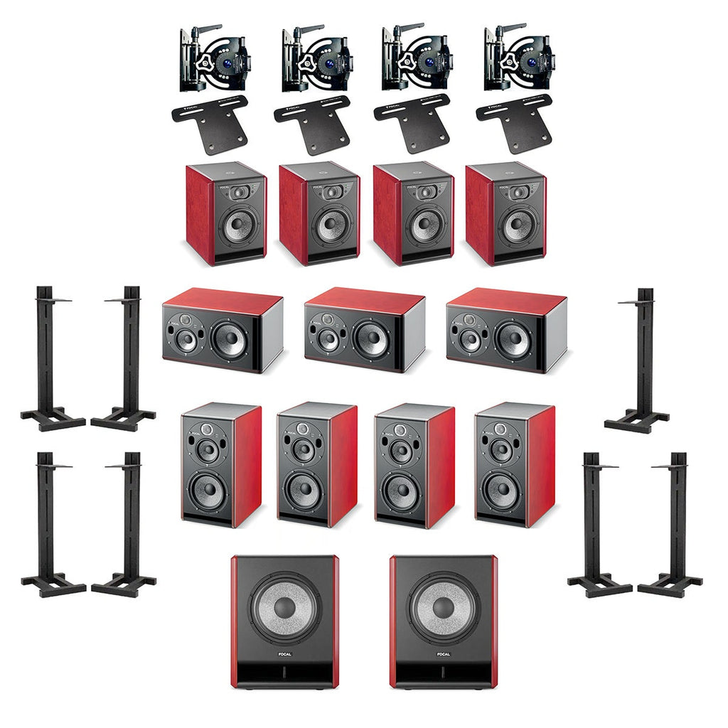 Focal Trio6 Be & Solo6 7.1.4 Immersive Monitoring Bundle