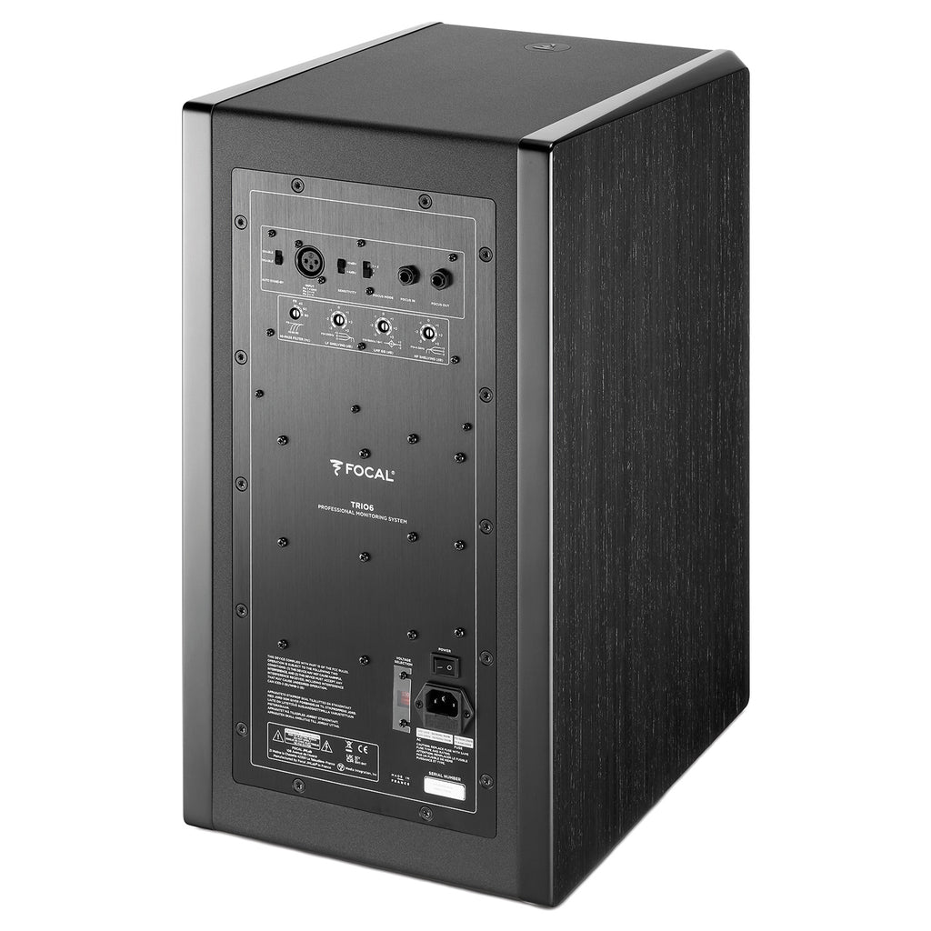 Focal Trio6 ST6 3-Way Active Studio Monitor - Single, Black