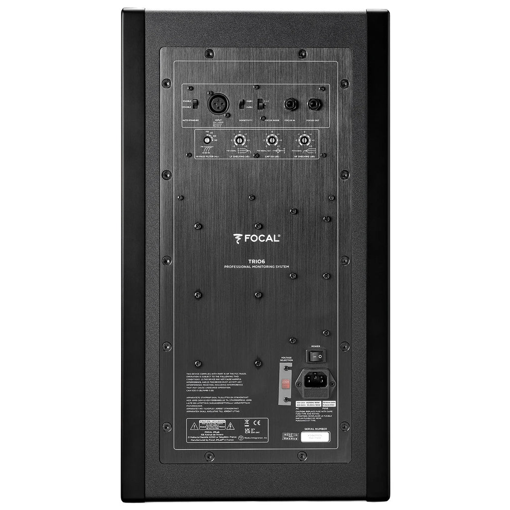 Focal Trio6 ST6 Active Studio Monitor - Pair, Black with Free VicStudio Box