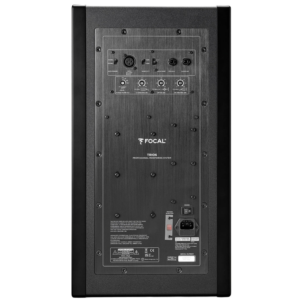 Focal Trio6 ST6 Active Studio Monitor - Pair, Black with Free VicStudio Box