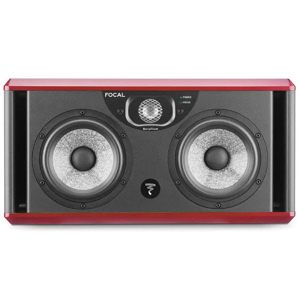 Focal Twin6 2.5-Way Active Studio Monitor with Focus Mode - Single, Red