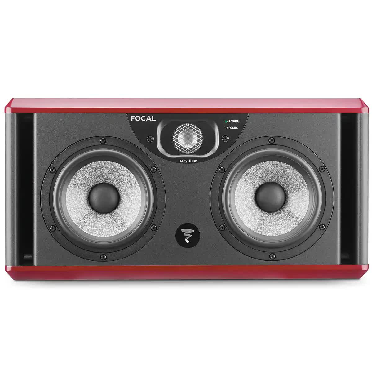 Focal Twin6 2.5-Way Active Studio Monitor with Focus Mode - Single, Red