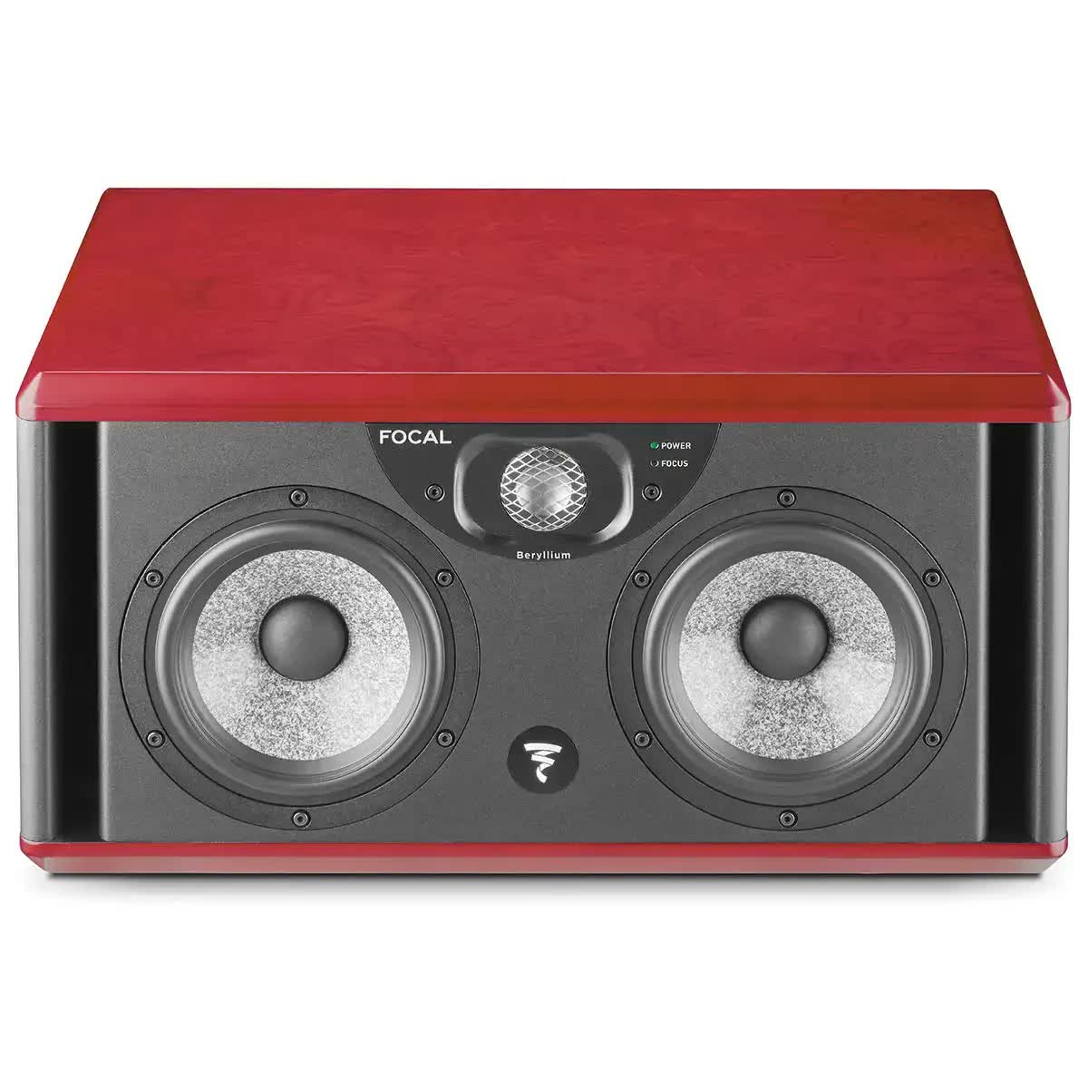 Focal Twin6 2.5-Way Active Studio Monitor with Focus Mode - Single, Red