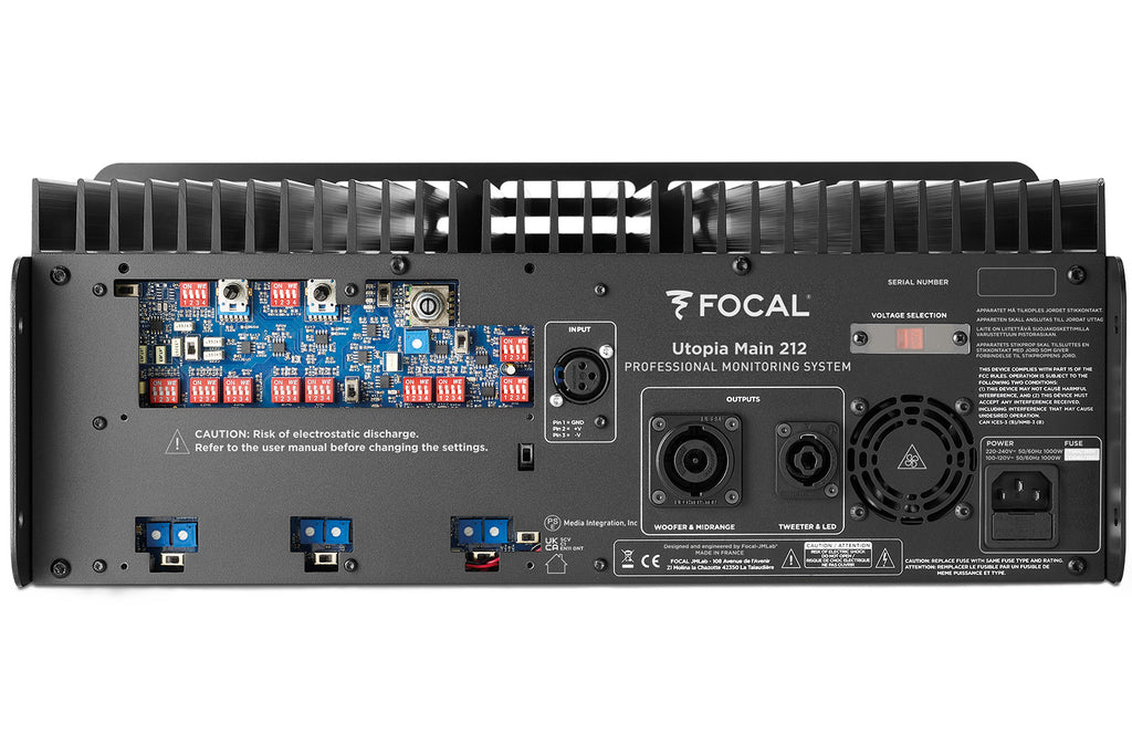 Focal Utopia Main 212 Monitoring Speaker System - Black