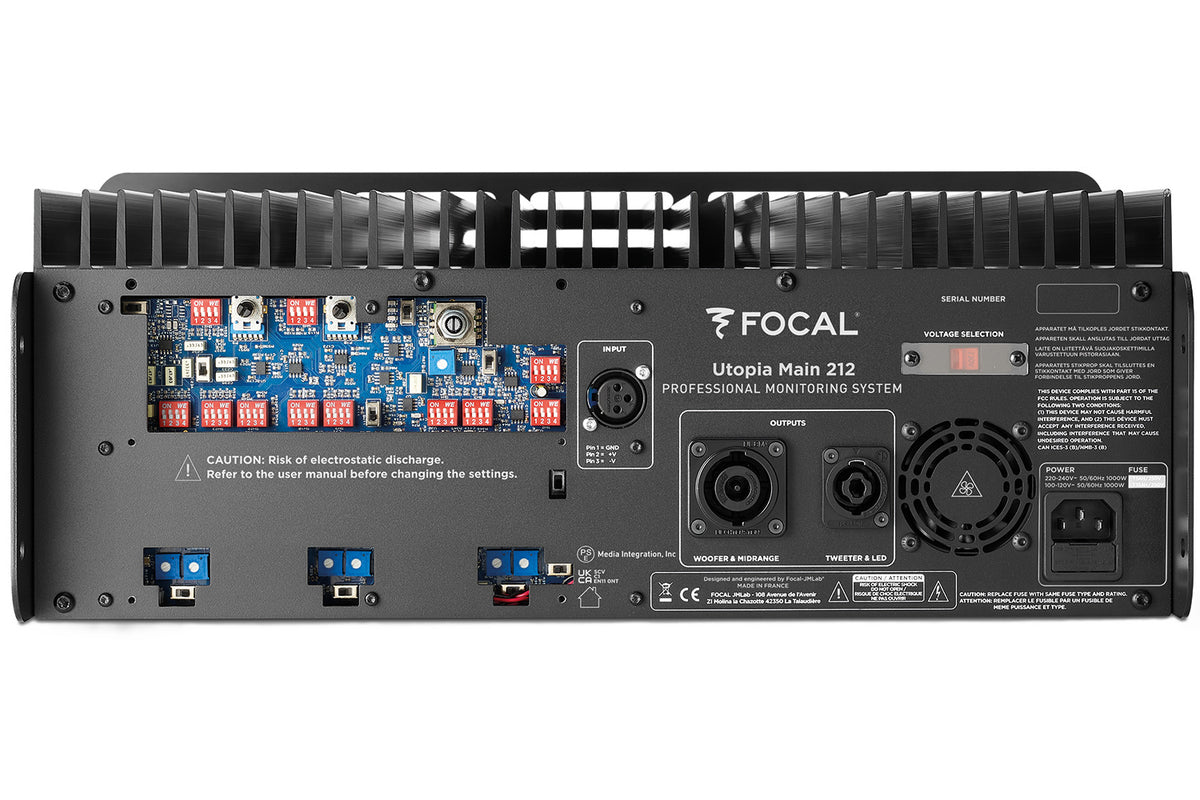 Focal Utopia Main 212 Monitoring Speaker System - Black