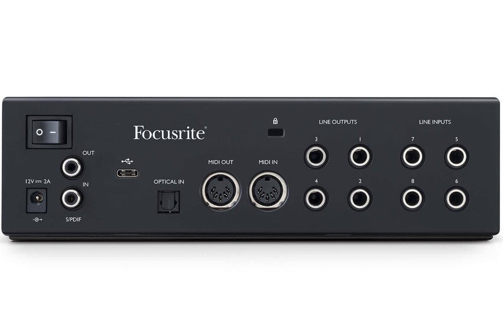 Focusrite Clarett+ 4Pre 18-in/8-out USB Audio Interface