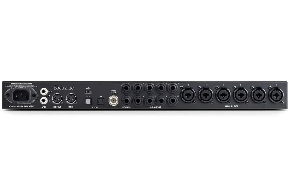 Focusrite Clarett+ 8Pre 18-in/20-out USB Audio Interface