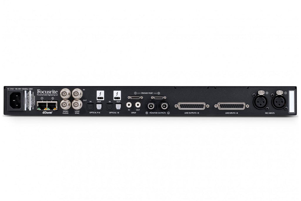 Focusrite Red 8Line 58-In/64-Out Thunderbolt 3 Audio Interface