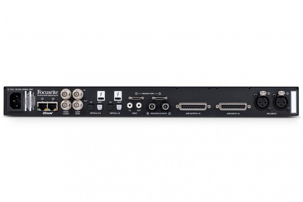 Focusrite Red 8Line 58-In/64-Out Thunderbolt 3 Audio Interface