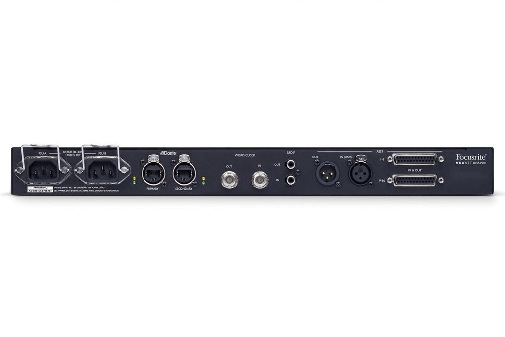 Focusrite RedNet D16R MkII 16-Channel Digital Interface for Dante Networks