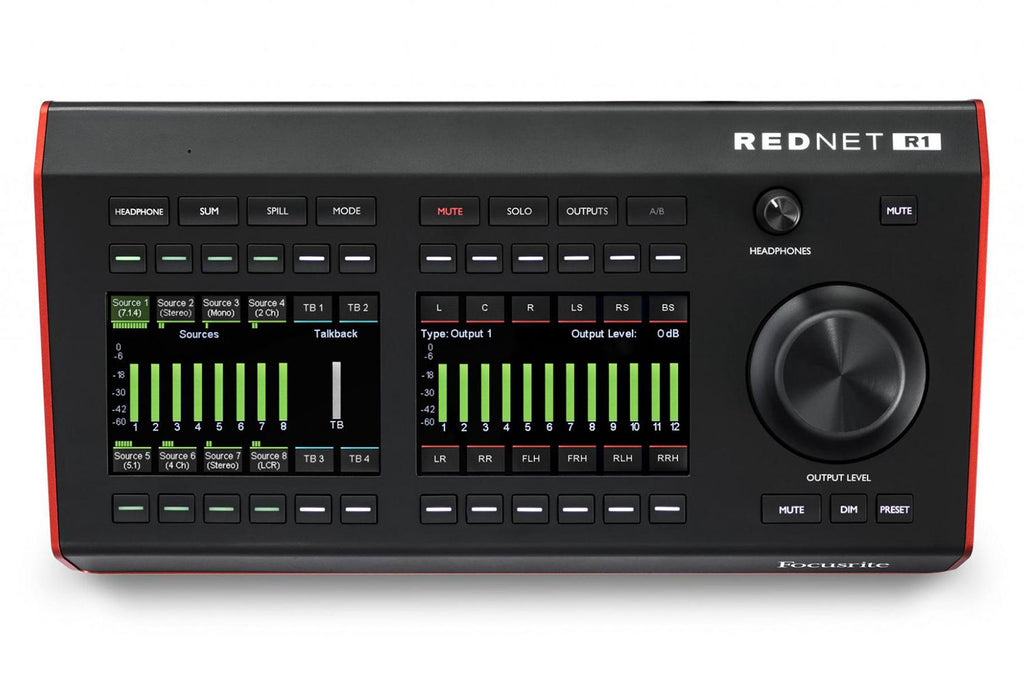 Focusrite RedNet R1 Desktop Remote Controller