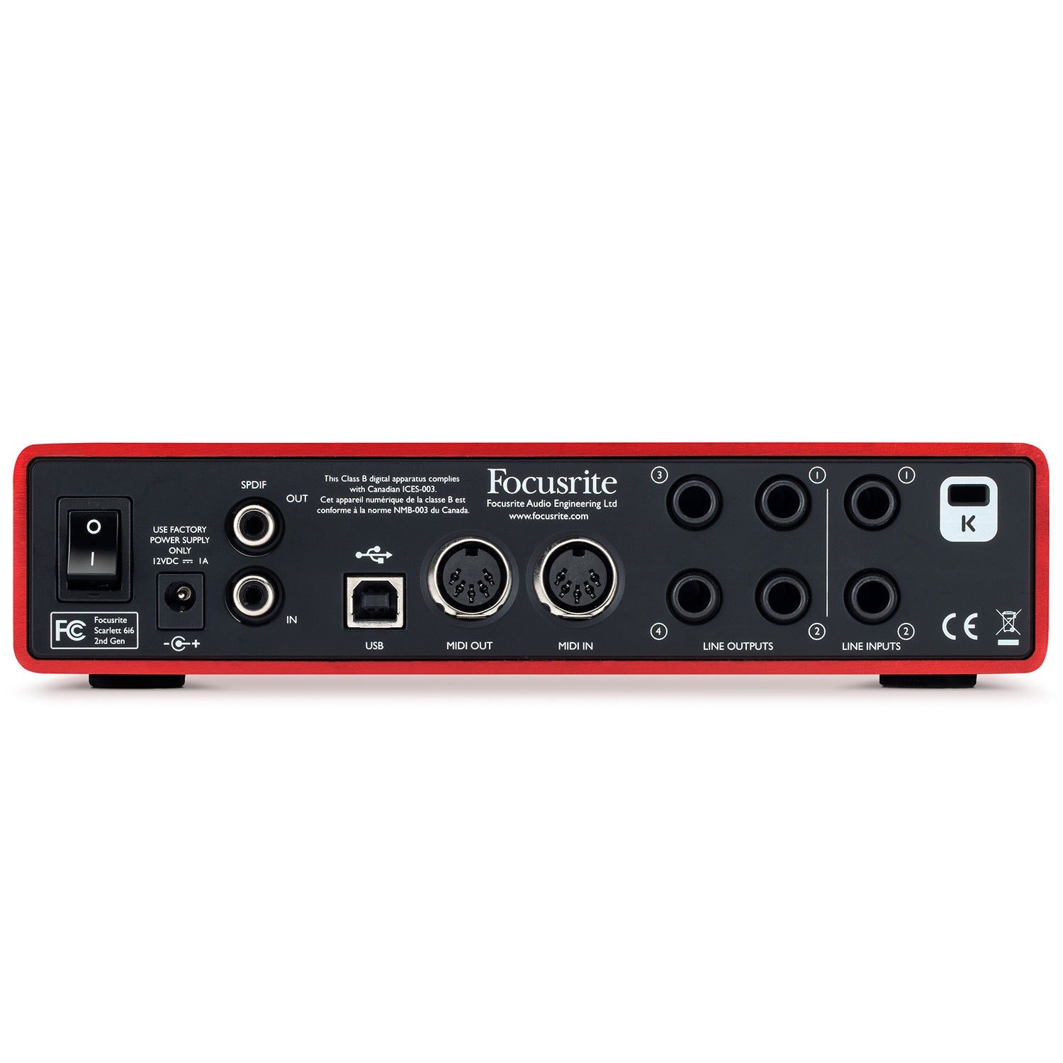 Focusrite Scarlett 6i6 USB Audio Interface - 2nd Gen – Vintage King