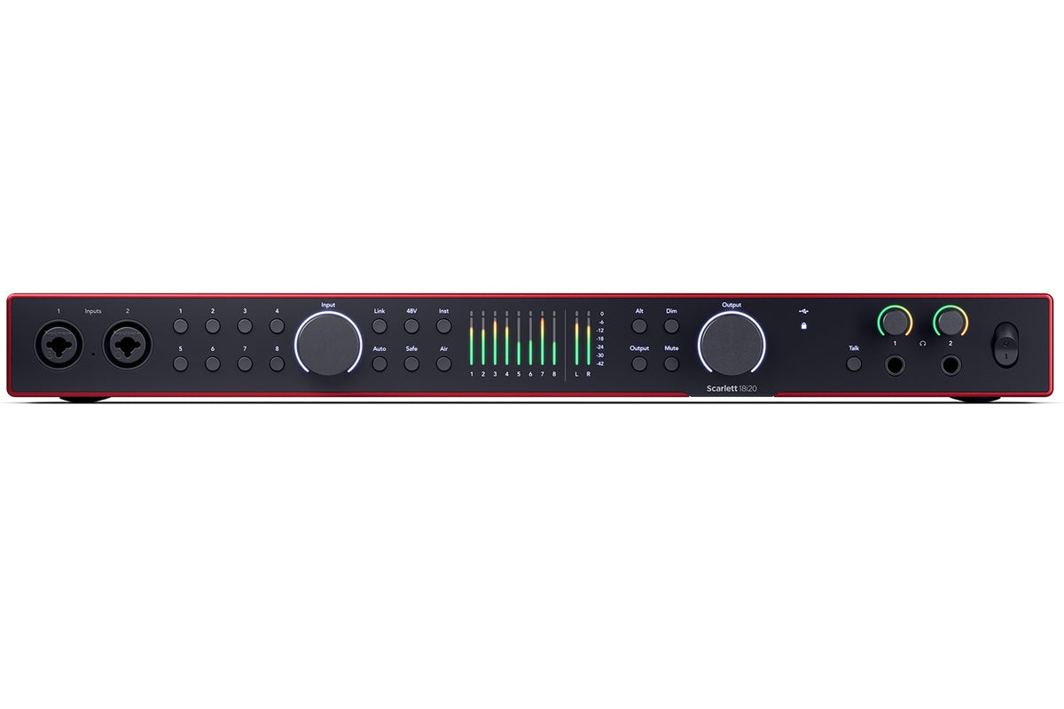 Focusrite Scarlett 18i20 USB Audio Interface - 4th Gen