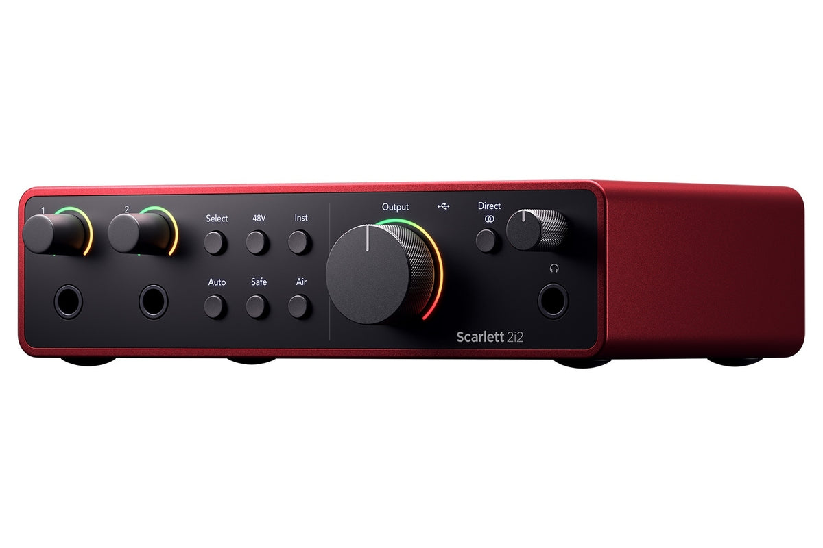 Focusrite Scarlett 2i2 USB Audio Interface (4th Gen)