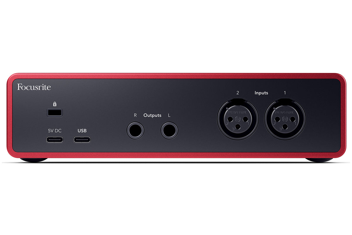 Focusrite Scarlett 2i2 USB Audio Interface (4th Gen)