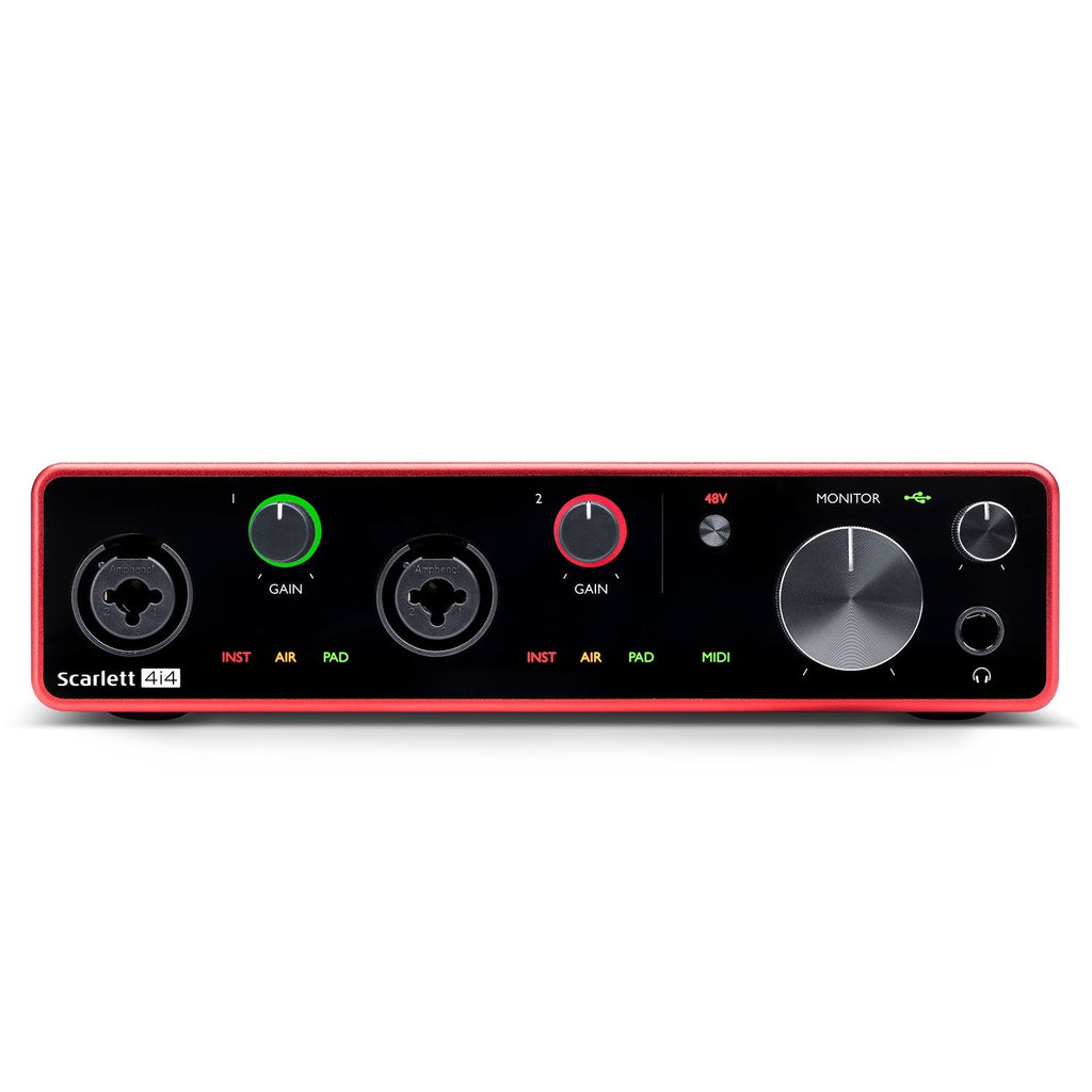 Focusrite Scarlett 4i4 USB Audio Interface - 3rd Gen