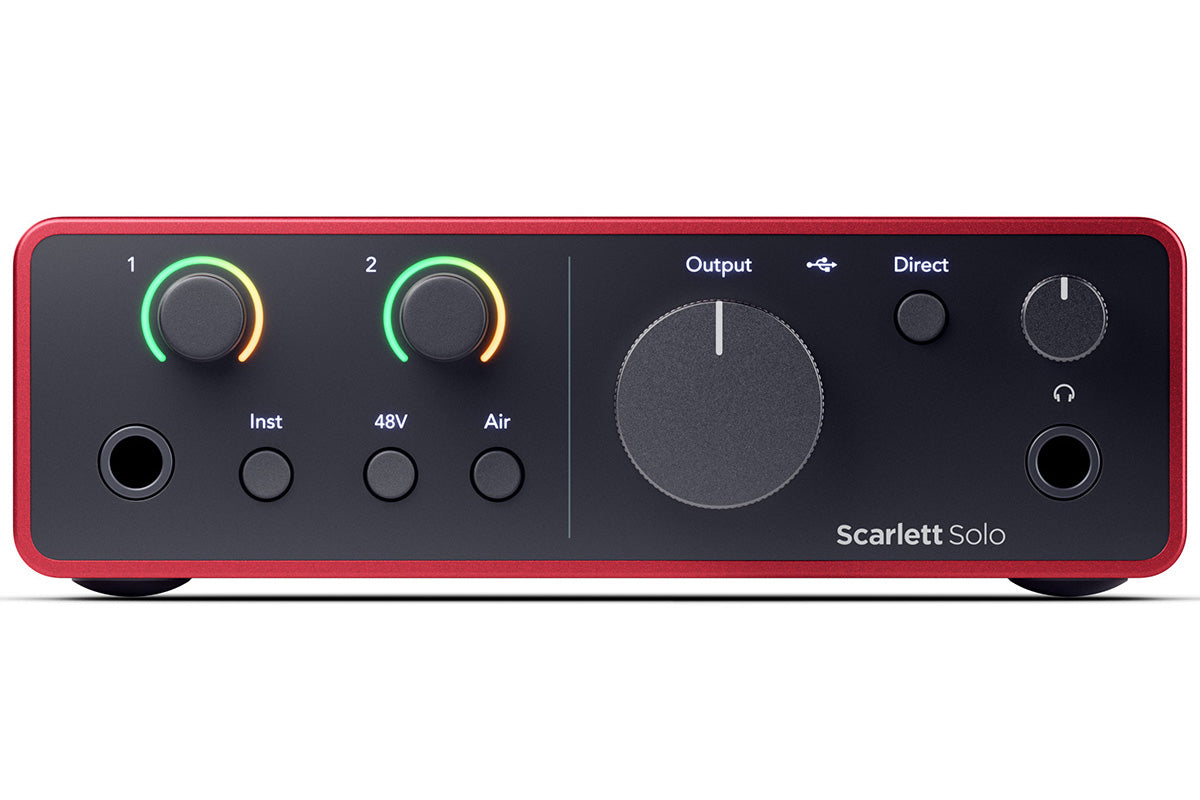 Focusrite Scarlett Solo USB Audio Interface (4th Gen) – Vintage King