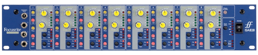Focusrite ISA 828 8-Channel Mic Preamp