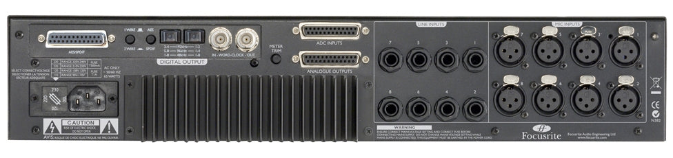 Focusrite ISA 828 8-Channel Mic Preamp