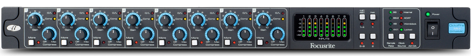 Focusrite OctoPre MkII Dynamic 現状渡し Focusrite OctoPre MKII Dynamic – Vintage King