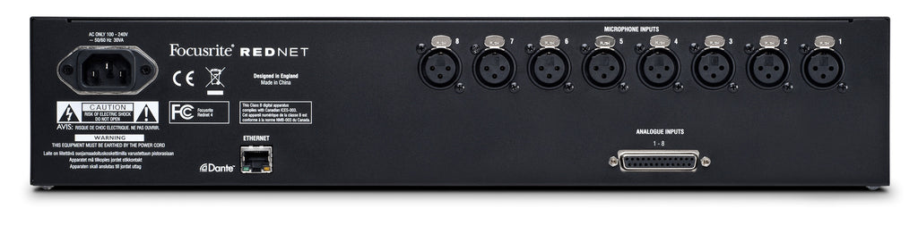 Focusrite RedNet 4 Audio Interface