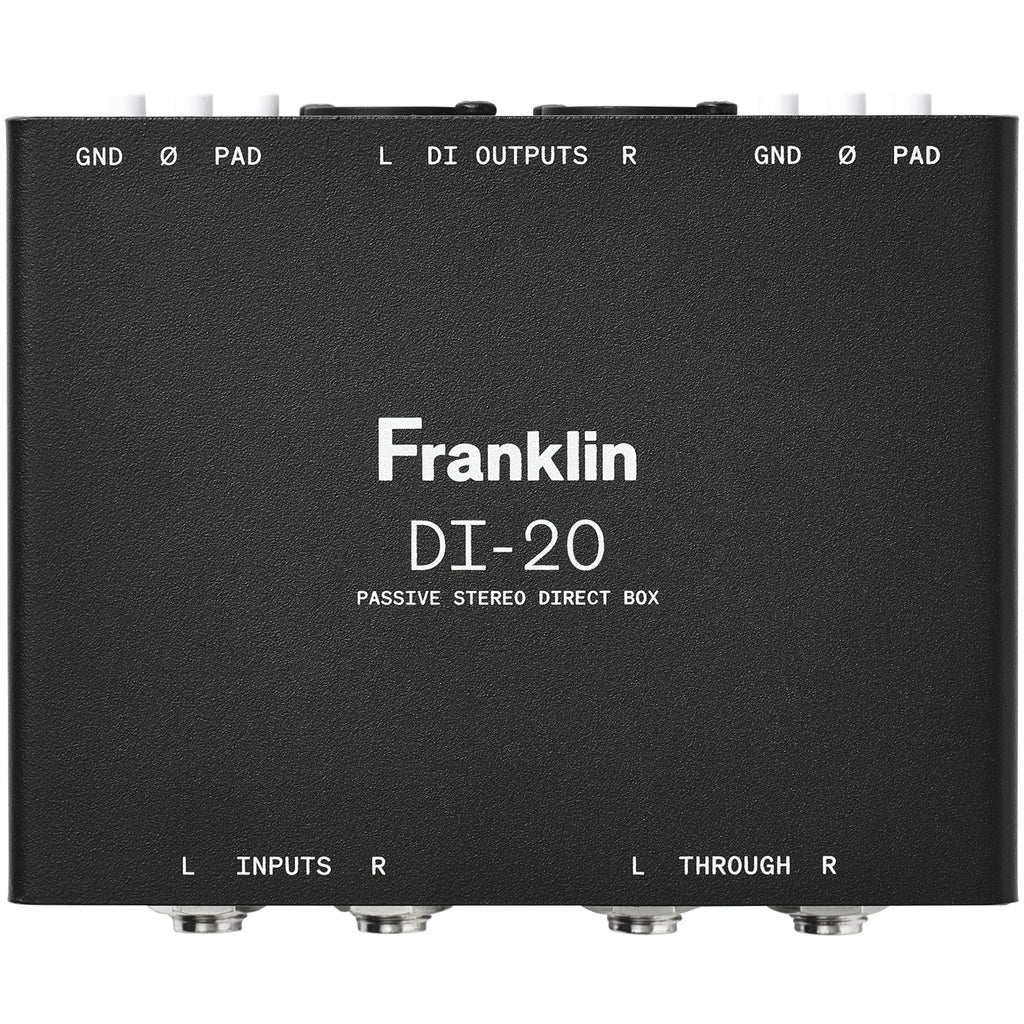 Franklin Audio DI-20 Stereo Passive Direct Box