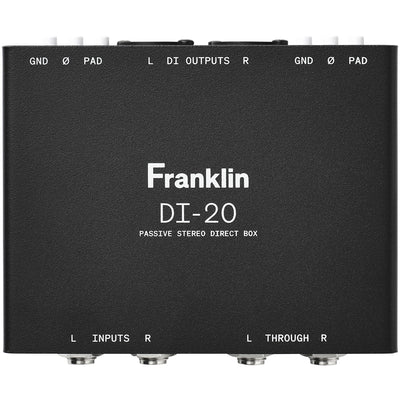 Franklin Audio DI-20 Stereo Passive Direct Box