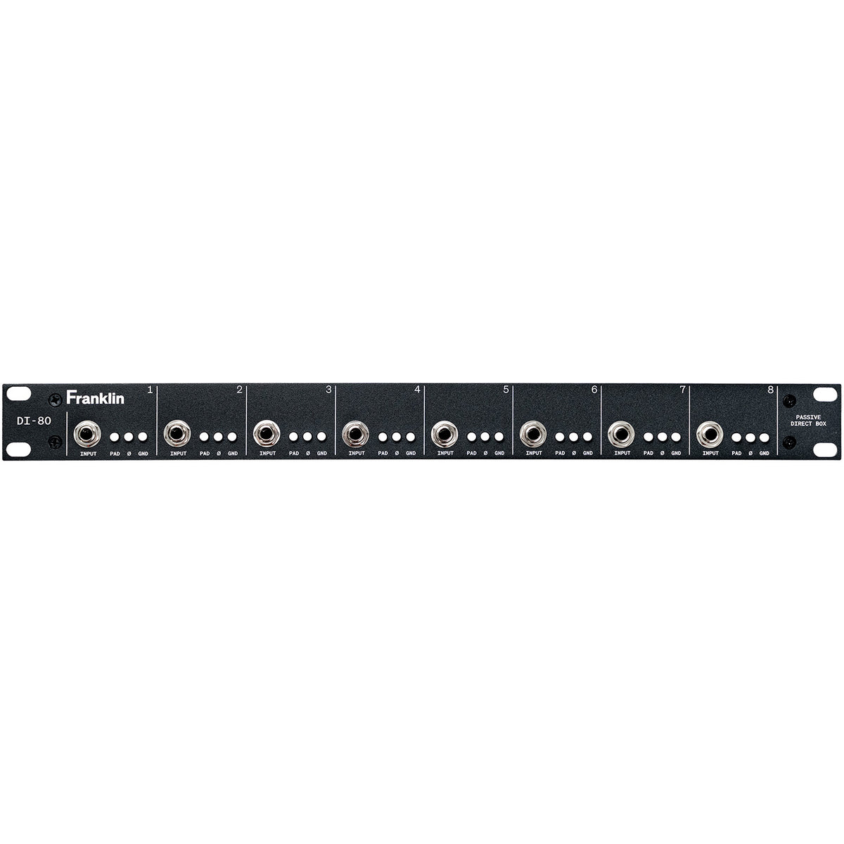 Franklin Audio DI-80 8-Channel Passive Transformer Direct Box