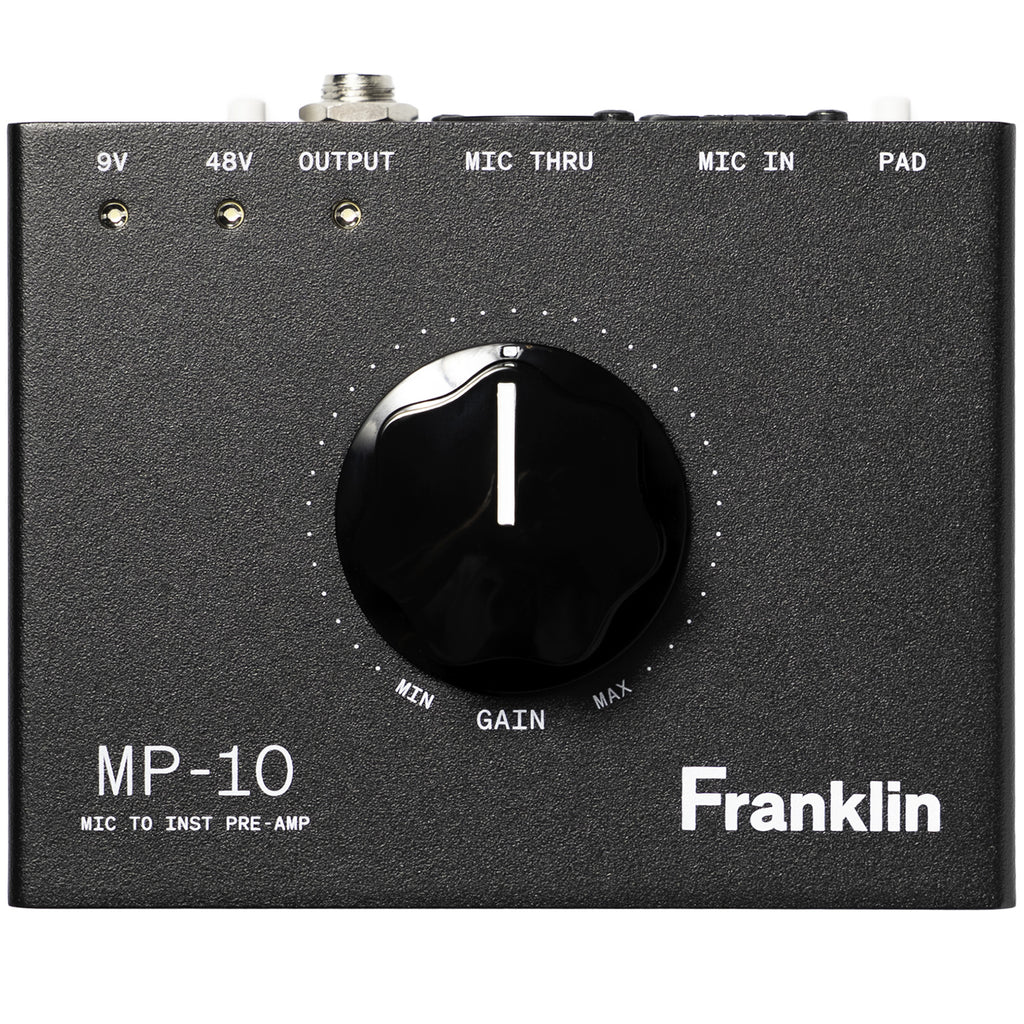 Franklin Audio MP-10 Compact Microphone Preamplifier Pedal