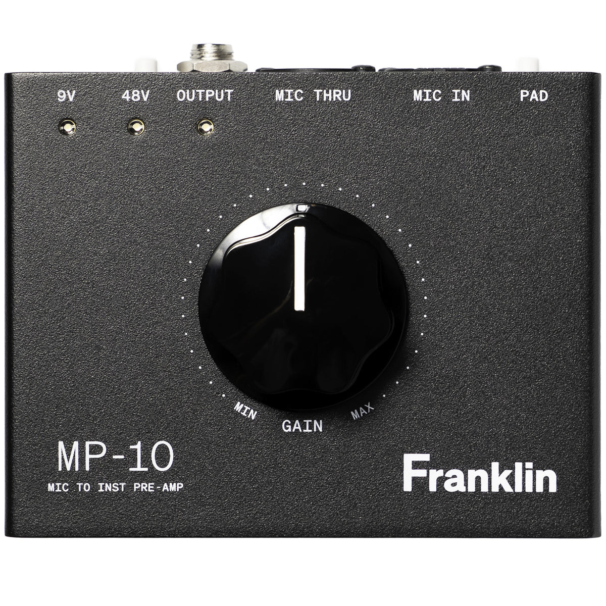 Franklin Audio MP-10 Compact Microphone Preamplifier Pedal