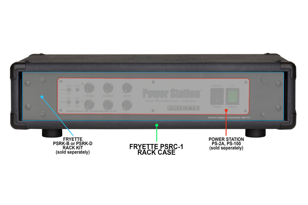 Fryette PSRC-1 Rack Case for Fryette Power Station